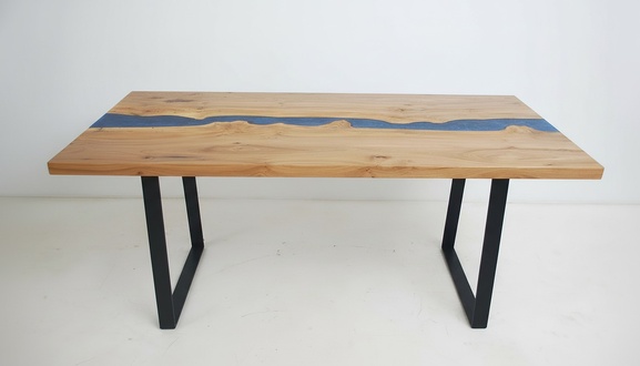 Maßanfertigung Echtes Holz Epoxidharz Tisch Epoxy Fluss Preis 1qm Tische Resin