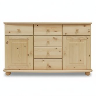 Massive Kommode Echtholz Schränke Neu Anrichte Möbel Kommoden Schrank Sideboard
