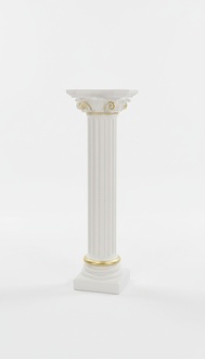 Antik Medusa Säule Römische Säulen Marmor Skulptur Figur Deko Dekoration