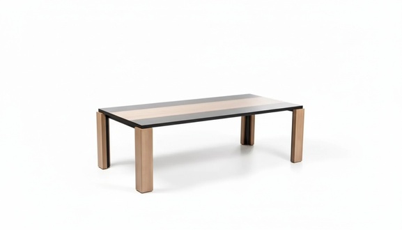 Meeting Table Besprechungstisch Tisch Konferenztisch Schwarz Braun 226cm
