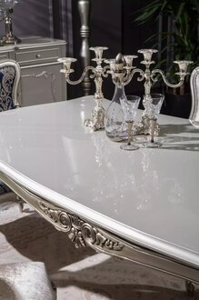 Tisch Luxus Esszimmertisch Esszimmer Holztisch Tische Art déco Möbel