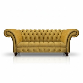Modern Chesterfield Sofa Dreisitze Couch Wohnzimmer Design Einrichtung