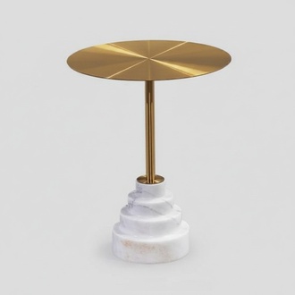 Modern Couchtisch Luxus Metall Tisch Beistell Tische Wohnzimmer Rund neu