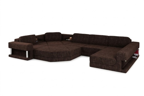 Modern Ecksofa Couch Leder Polster Garnitur Design Sofa Wohnlandschaft