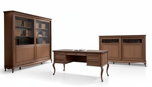 Kommode Arbeitszimmer Schrank Kommoden Holz Design Möbel Sideboard Neu