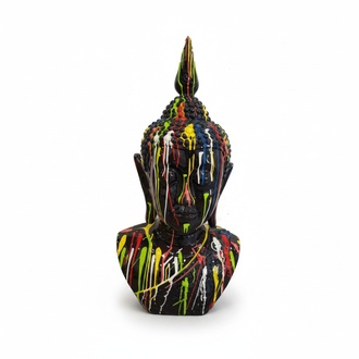 Modern Skulptur Buddha Malaysia Kunststoff Dekorative Figur Garten