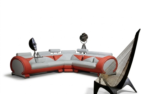 Moderne Ecksofa Couch Polster Sitz Eck Garnitur XXL Big Wohnlandschaft Ecke Neu