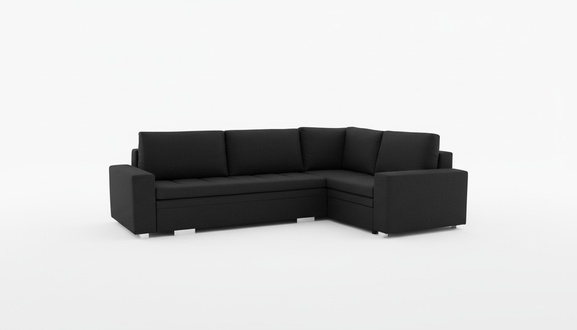 Moderne Ecksofa Wohnzimmer Textil Stoff Schlafsofa Couch Wohnlandschaft