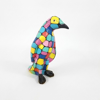 Moderne Figur Pinguin Kunststoff Skulptur Dekoration 90cm Deko Figuren Statuen