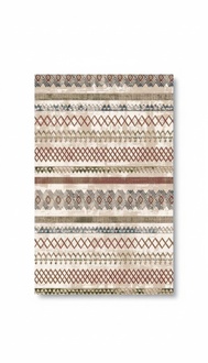 Moderne Orientalische Teppich Kurzflor Ethnisch Terracotta Mehrfarbig Teppiche
