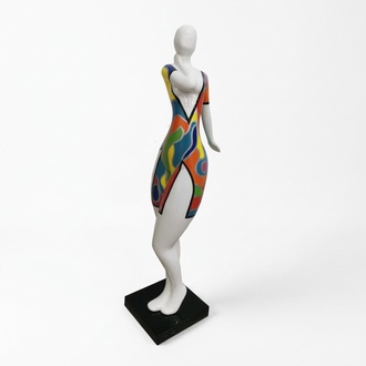 Moderne Skulptur Dekoration Figur Statuen Deko Statue Abstrakter 102 cm