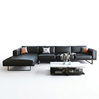 Moderne Sofa Eckgarnitur L Form Polster Sitz Ecke Couch Ledersofa Sofas