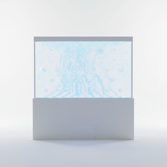 Moderne Trennwand Wasser Wände LED Dekorative Wasserwand Beleuchtete Wand