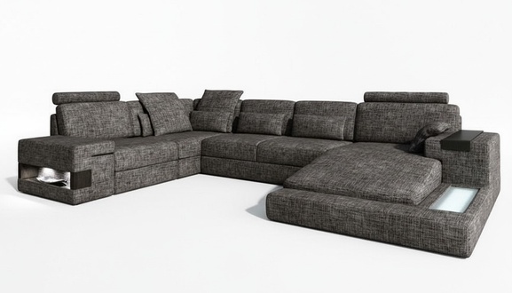 Moderne Wohnzimmer Design Ecksofa Möbel Eckcouch Textilpolster Couch Sofa U Form