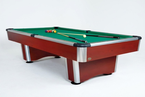 Pooltisch Braun Billardtisch Spieltisch Freizeittisch Spieloberfläche 9ft