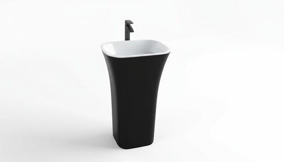 Modernes Design Waschbecken Acryl Stand Bad Freistehender Waschtisch