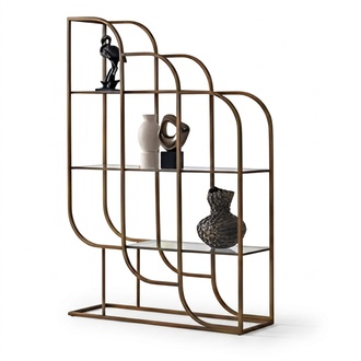 Modernes Regal – harmonisches Zusammenspiel von Stil Trennwand
