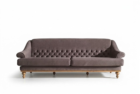 Modernes Wohnzimmer Sofa Polstercouchen Designer 3-Sitzer Textilsofas