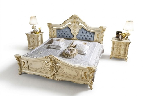 Möbel Design Möbel Italien Bett Möbel Doppelbett Naturholz Schlafzimmer