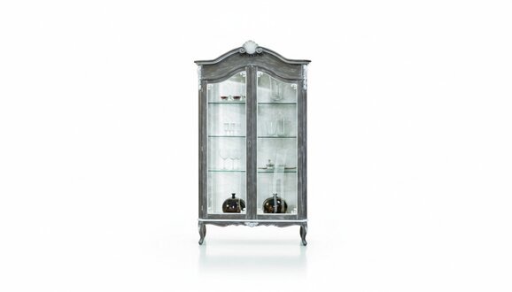 Möbel Klassische Stil Design Vitrine Wohnzimmer Schränke Glasschrank Regal Schränke Neu