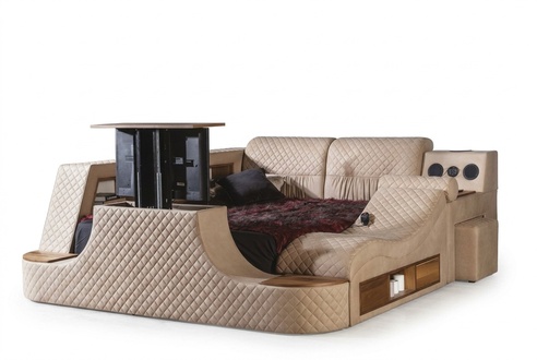 Multifunktion Bett Schlafzimmer Möbel Betten Luxus Bett tv lift Doppelbett Neu