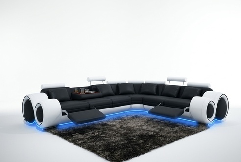 Multifunktions Couch Sofa Polster Sofa Eck Couchen Leder Sofas Ecke XXL