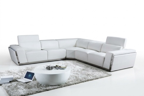 Multifunktions Garnitur Ledersofa Ecksofa Sitz Wohnzimmer Ecke Sofa