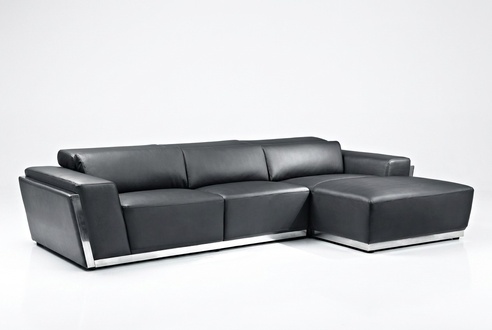Multifunktions Wohnzimmer Ecksofa Garnitur Ledersofa Sitz Ecke Sofa
