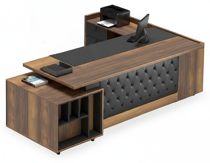 Multifunktionstisch Tisch Schreibtisch Chefschreibtisch Bürotisch Executive Desk