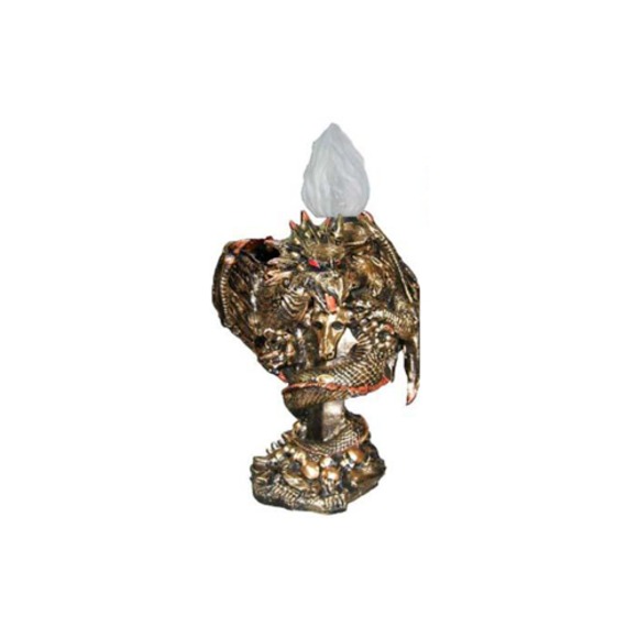 Deko Figur Statue Skulptur 43 cm Figuren Statuen Skulpturen Drachen