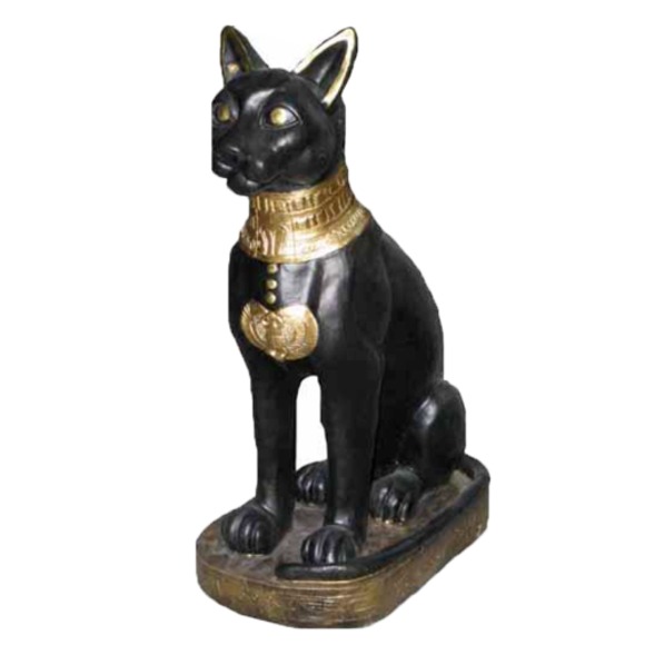 Figur Ägyptische Katze Bastet Ägypten Kunst Antik Stil Dekoration