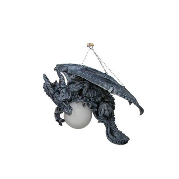Drachen Deko Figur Statue Skulptur 34 cm Figuren Statuen Skulpturen