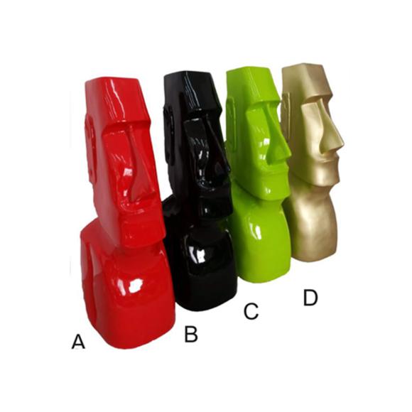 Designer Figur Statuen Osterinsel Moai Statue Abstrakte Wohnzimmer