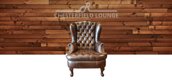 Chesterfield Ohrensessel Sessel Polster Fernseh Couch Büro 100% Echtes