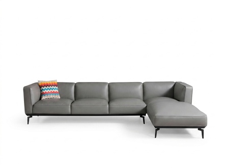 Neu Leder Couch Wohnlandschaft Eck Garnitur Design Modern Sofa L-Form