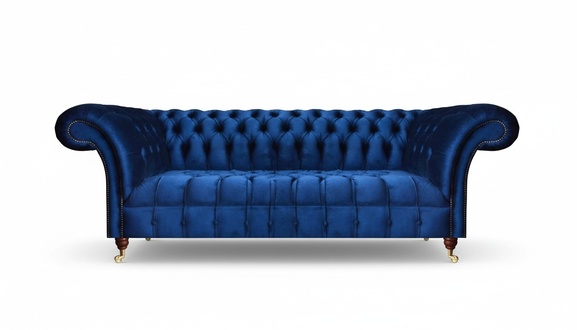 Neu Modern Zweisitzer Sofa Couch Wohnzimmer Chesterfield Polstermöbel