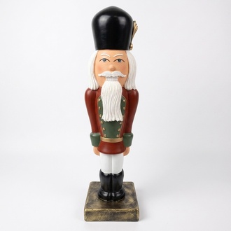 Nussknacker 97cm Soldat Statue Weihnachten Skulpturen Statuen