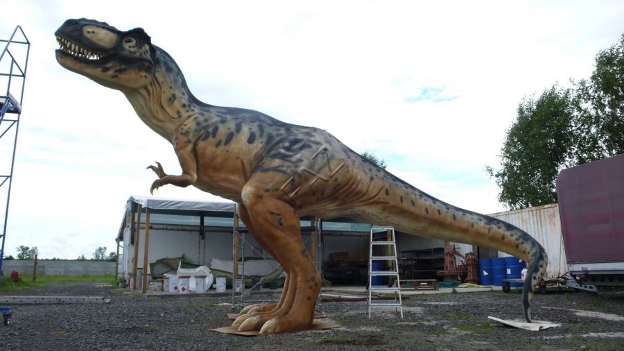 Dinosaurier Große Figur Statue Skulptur Figuren Skulpturen