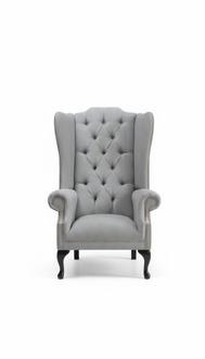 Ohrensessel Chesterfield Fernseh Couch 1 Sitzer Sofa Textil Couchen Stoff