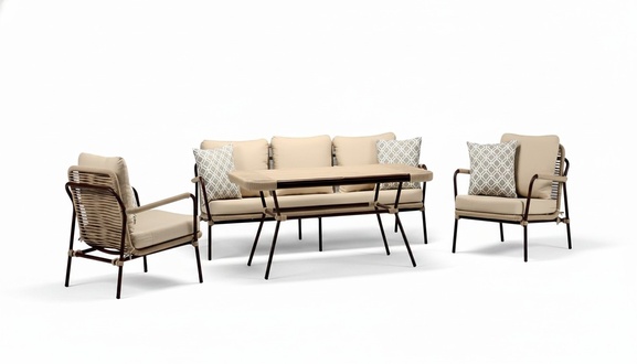 Outdoor Möbel Gartenlounge Außenmöbel Sofa Couch Terrassen Loungemöbel 4tlg