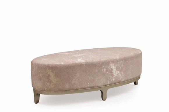 Sitz Polster Bank Polster Sitz Bank Textil Stoff Holz Stil Design Hocker Klassik