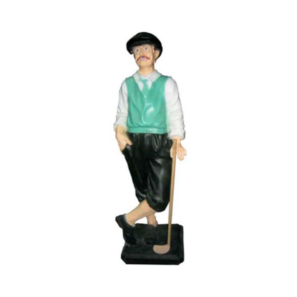 Golf Spieler Deko Figur Statue Skulptur 60 cm Figuren Statuen Skulpturen