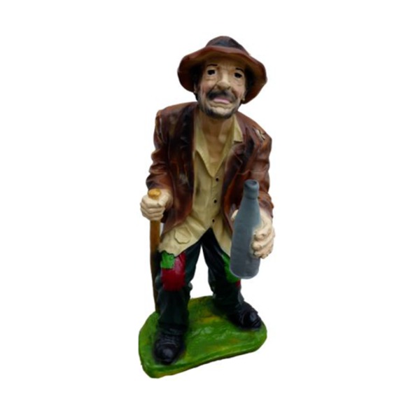 Deko Figur Statue Skulptur 95cm Figuren Statuen Skulpturen Alkoholiker