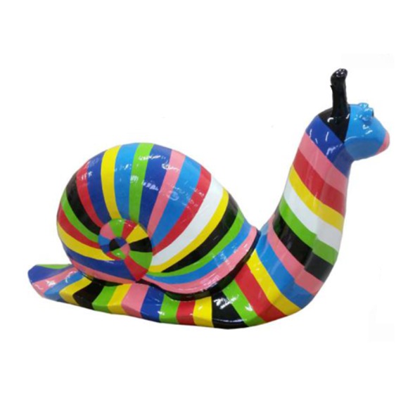 Abstrakte Schnecke Figur Statue Skulptur Deko Garten Design Statuen
