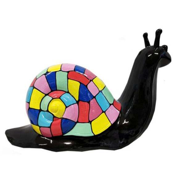 Abstrakte Schnecke Figur Skulptur Deko Garten Design Statuen