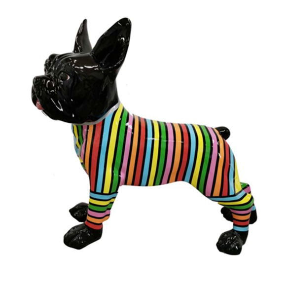 Moderne Skulptur Hund Figur Kunststoff Statuen Deko Statue 190cm