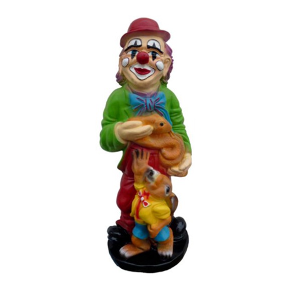 Clown Witzige Figur Statue 75 cm Figuren Garten Dekoration Skulptur