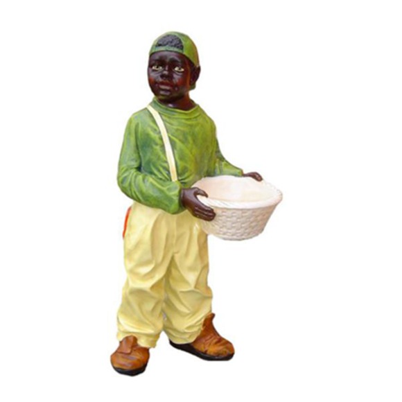 Deko Figur Statue Skulptur 90 cm Figuren Statuen Skulpturen Schwarzer