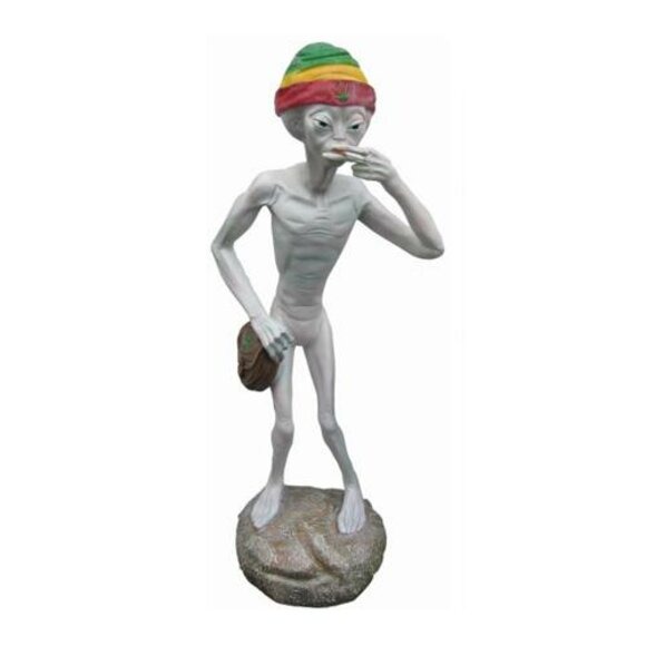 alien Kiffer Lustig Deko Figur Statue Skulptur 132 cm Figuren Statuen