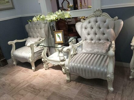 Lounge Club Garnitur 3tlg Set 2x Sessel Beistelltisch Tisch Sofa Garnitur Neu